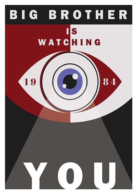 1984 book poster|1984 poster big brother.